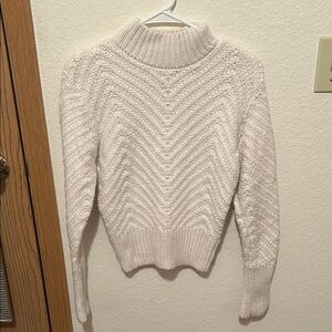 Worthington Cozy White Knit Sweater